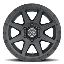 Load image into Gallery viewer, ICON Rebound 17x8.5 5x150 25mm Offset 5.75in BS 110.1mm Bore Double Black Wheel