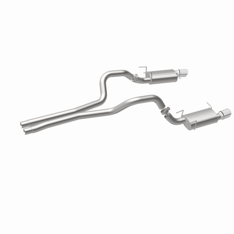 MagnaFlow 13 Ford Mustang Dual Split Rear Exit Stainless Cat Back Performance Exhaust (Street)