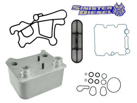Sinister Diesel 03-07 Ford Powerstroke 6.0L Oil Cooler Kit (Includes Gaskets & O-Rings)