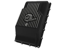 Load image into Gallery viewer, aFe 17-24 Ford F-150 10R60/10R80 Pro Series Rear Transmission Pan Black w/ Machined Fins