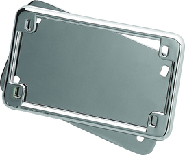 Kuryakyn License Frame & Backing Plate Set 4in X 7in Chrome