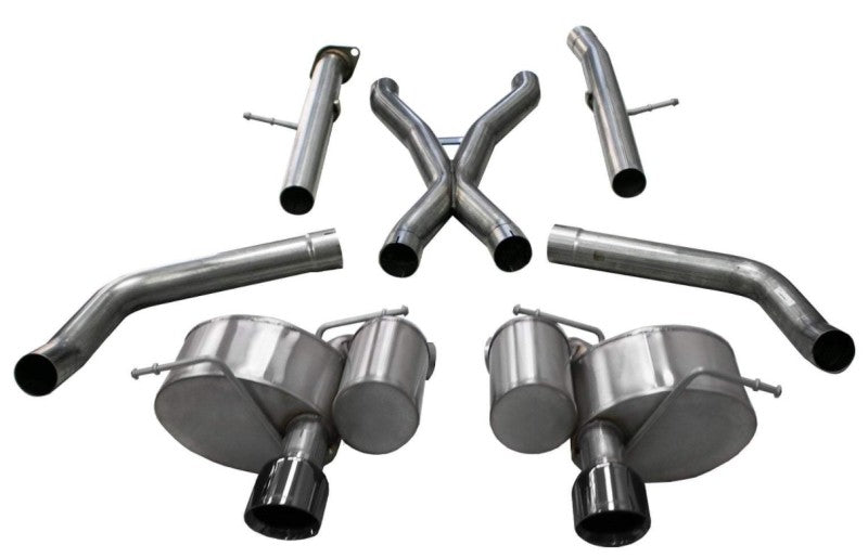 Corsa 2012-21 Jeep Grand Cherokee SRT 2.75in Dual Rear Xtreme Cat-Back Exhaust - Black PVD TipFinish