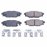 Power Stop 13-16 Subaru BRZ Rear Z17 Evolution Ceramic Brake Pads w/Hardware