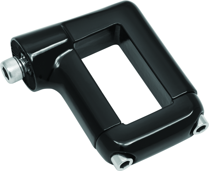 Kuryakyn Side Mount License Plate Clamp Black