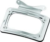 Kuryakyn Curved License Plate Mount Chrome