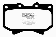 Load image into Gallery viewer, EBC 98-07 Lexus LX470 4.7 Yellowstuff Front Brake Pads