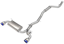 Load image into Gallery viewer, aFe POWER Takeda 2021 Toyota Supra 2.0L (t) 2.5in-3in 304 SS CB Exhaust w/ Blue Tips