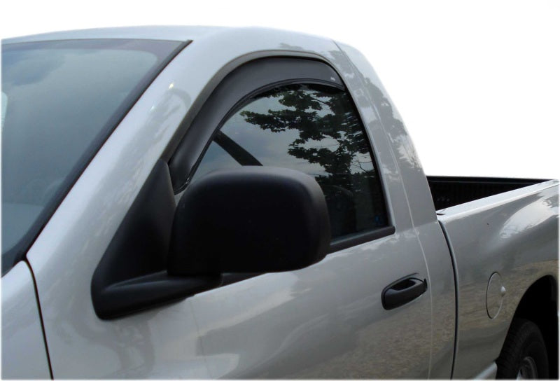 AVS 02-08 Dodge RAM 1500 Standard Cab Ventvisor In-Channel Window Deflectors 2pc - Smoke